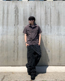 Round Cargo Pocket Dyeing Pants