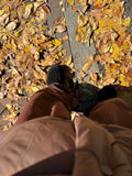 Essential brushed nylon parachute pants