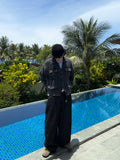 Kuro Non-Fade Balloon Wide Denim