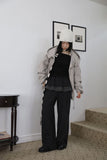 Cotton Balloon Hood Field Jumper