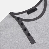 Sword Henley Neck Ringer Short Sleeve T-shirt