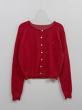 Sugar Symbol Round Neck Cardigan