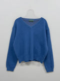 Pomi V-neck Crop Knit