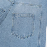 Solar Double Belt Denim Pants