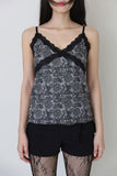Rose velvet bustier sleeveless