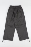 Wide button cargo pants