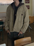 Quadra Pocket Pigment Collar Work Jacket