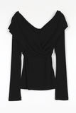 Eve Twisted Off Shoulder Tee