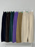 003 Color Corduroy Wide Leg Pants