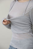 Layered ruby T-shirt