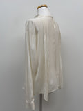 Leila High Neck Tie Blouse