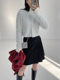 Half Pleats Midi Skirt
