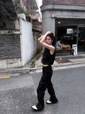 STRING SLEEVELESS BLOUSE