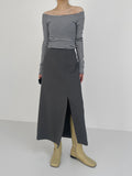 Mino Incision Square Toe Long Boots