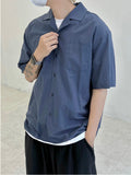 SS Cooling Open Collar Half Shirt