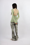 Summer string knit top set