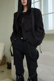 hole nylon backpack