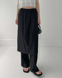 Tia Layered Nylon Wide Pants