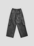 Double Crease Big Pocket Wide Pants