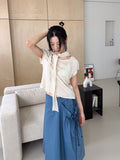 STRAP LESSON BLOUSE