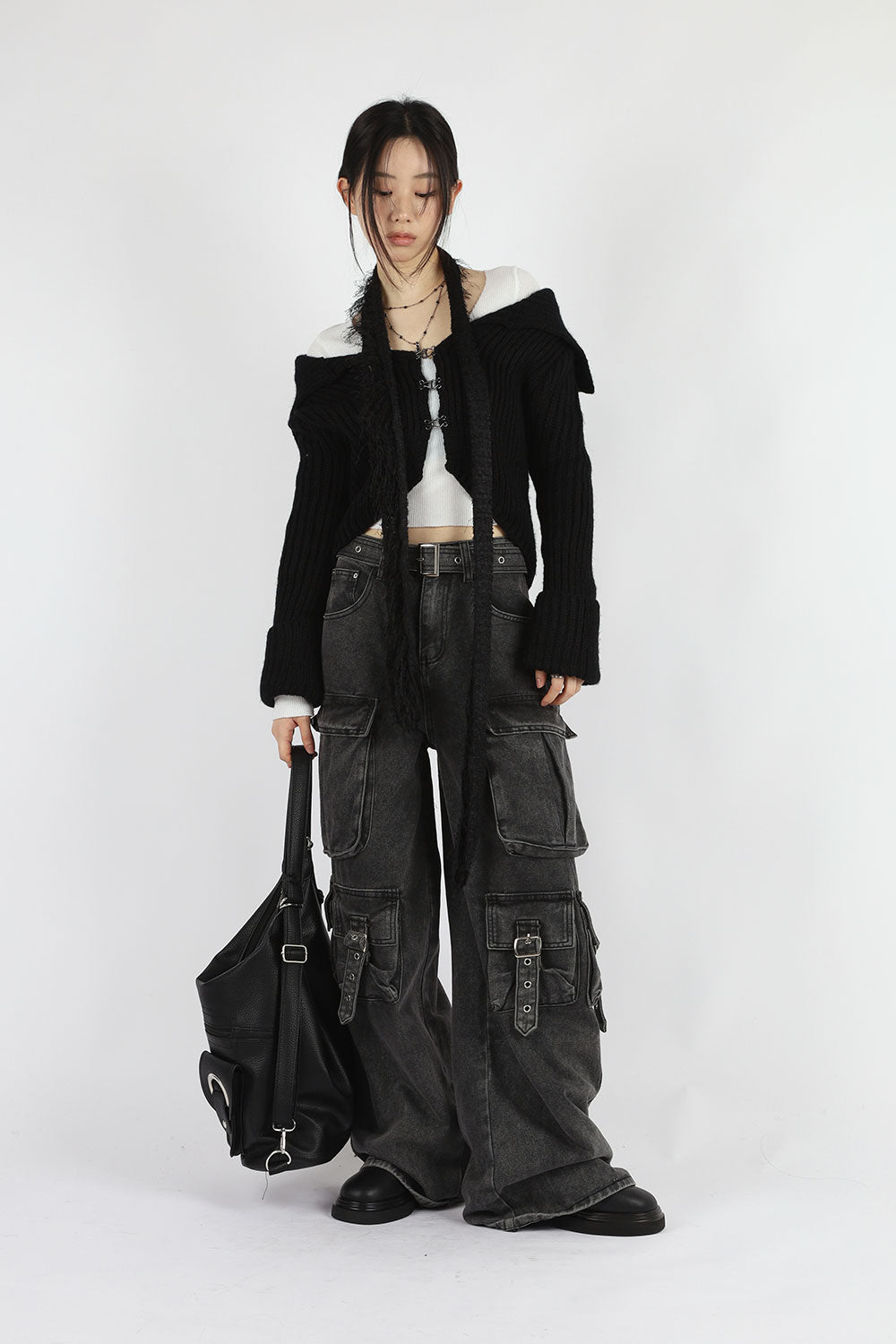【COLOR iN ID】Fuse pocket black denim COLOR iN ID(カラーインアイディー) - ヒューズポケットブラック