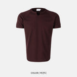 Gipu Slit Waffle Muscle Fit Short Sleeve T-shirt