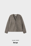 Tori Wool Brush Knit Cardigan