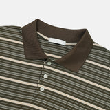 Kitchi Stripe Collar Short Sleeve T-shirt