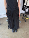 STRING CARGO ANKLE PANTS