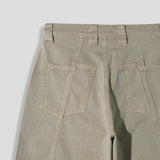 Deep Dyeing Double Knee Bermuda Pants