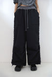 Berry flower frill pants