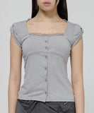 Lace Sleeve Top