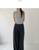 Rudin Boat Neck Ribbed Sleeveless