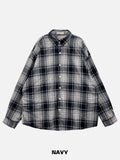 Nomad shirring check shirt