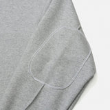 Elbow patch string sweatshirt