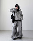 Haze Washing Hood Zip-Up