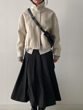 [wool100%/handmade] Bijo Collar Wool Short Blouson