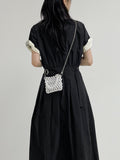 Bijo Nylon Pleated Long One Piece