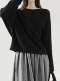 [Premium] Superfine Wool Diagonal Knit