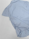 Wonder Shirring Cap Short Sleeve Blouse