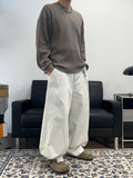 Front Incision Waffle Long Sleeve