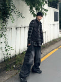 Mecha Zipper Detail Cargo Denim