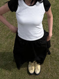 RIB LAYERED SLEEVELESS