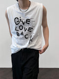 Plan) Love Printing Cotton Vest