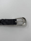 [20mm] Cowhide Mesh Western Slim Belt