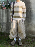Summer Openwork Stripe Knit