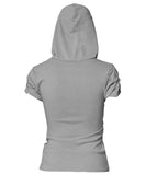 Asymmetrical Draped Hoodie (FL-127)
