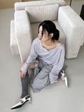FRONT POCKET UNBAL SKIRT