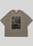 Skateboard Over Short Sleeve Tee