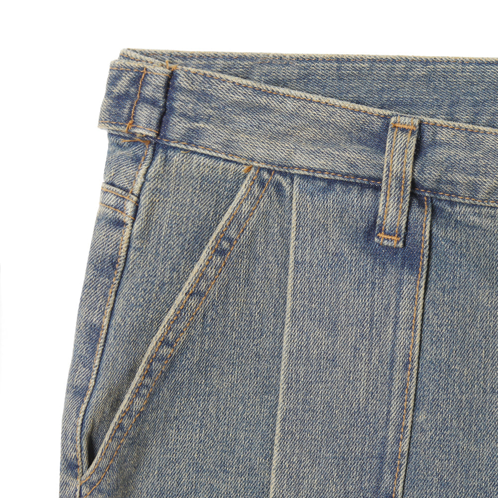 【KOOLOSET】Front Pintuck Bijo Denim KOOLOSET (クロゼット) - フロントピンタックビジョデニム